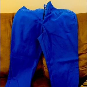 Royal blue khaki pants